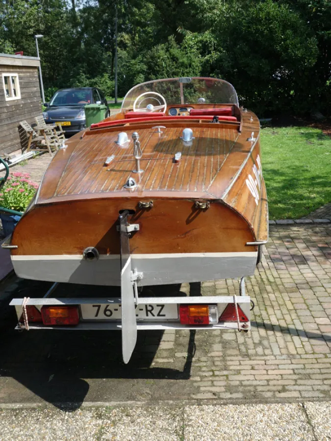 Wood Speedboat Klassieke Speedboot Hout