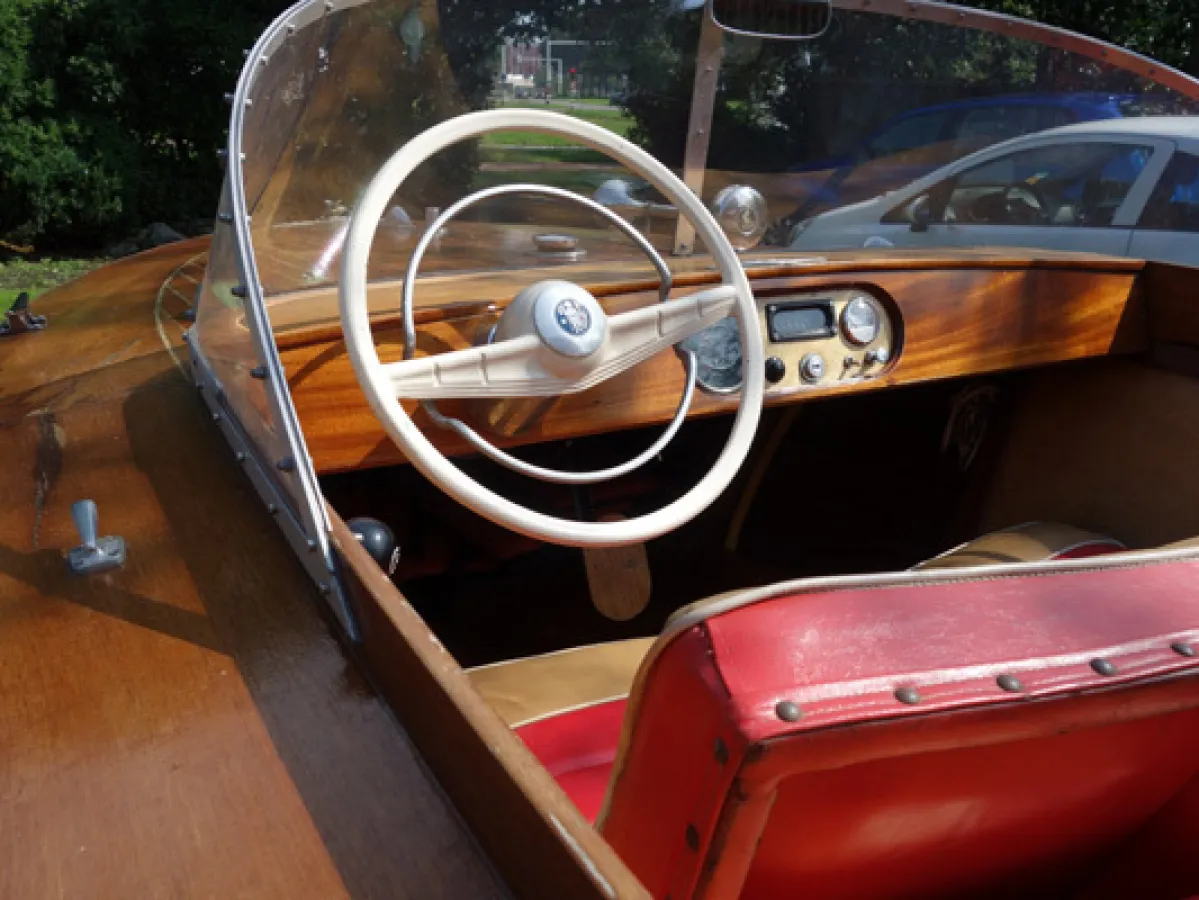 Wood Speedboat Klassieke Speedboot Hout