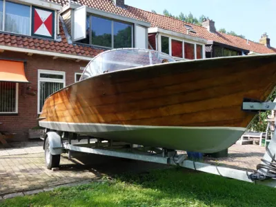 Wood Speedboat Klassieke Speedboot Hout Photo 6