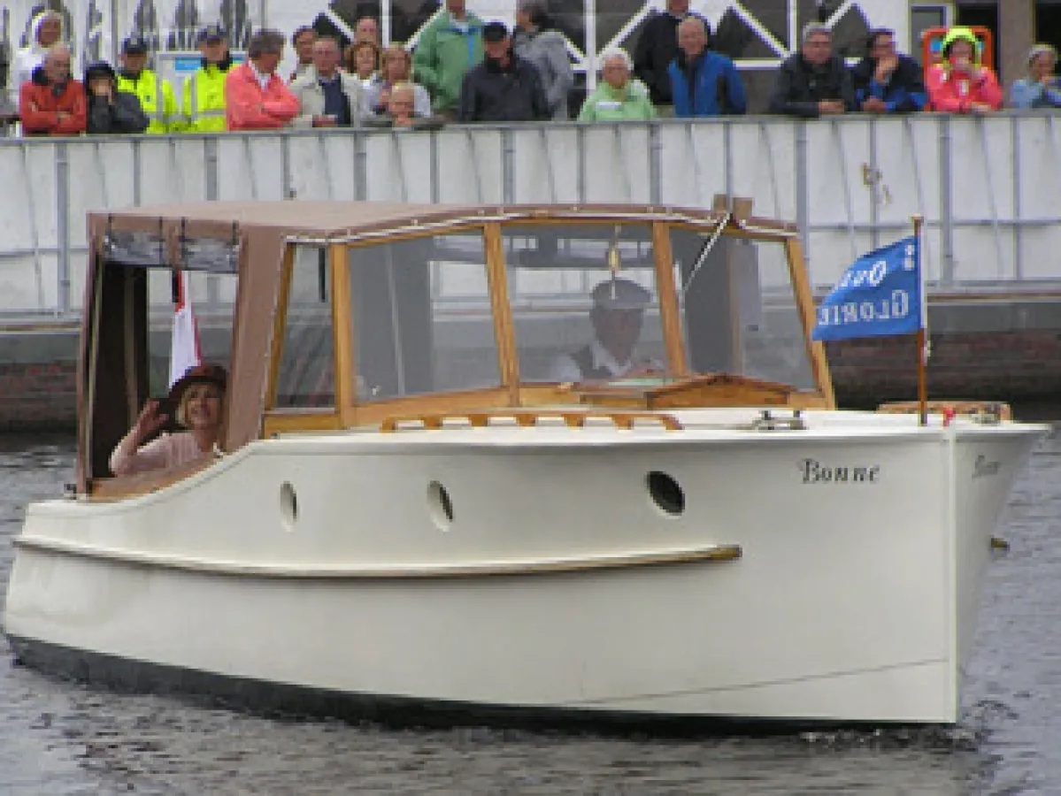 Wood Motorboat Bakdekker Varend Monument