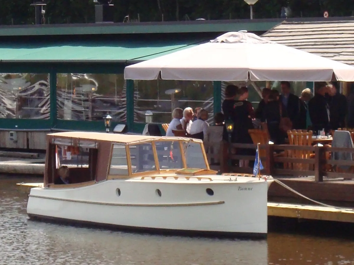 Wood Motorboat Bakdekker Varend Monument