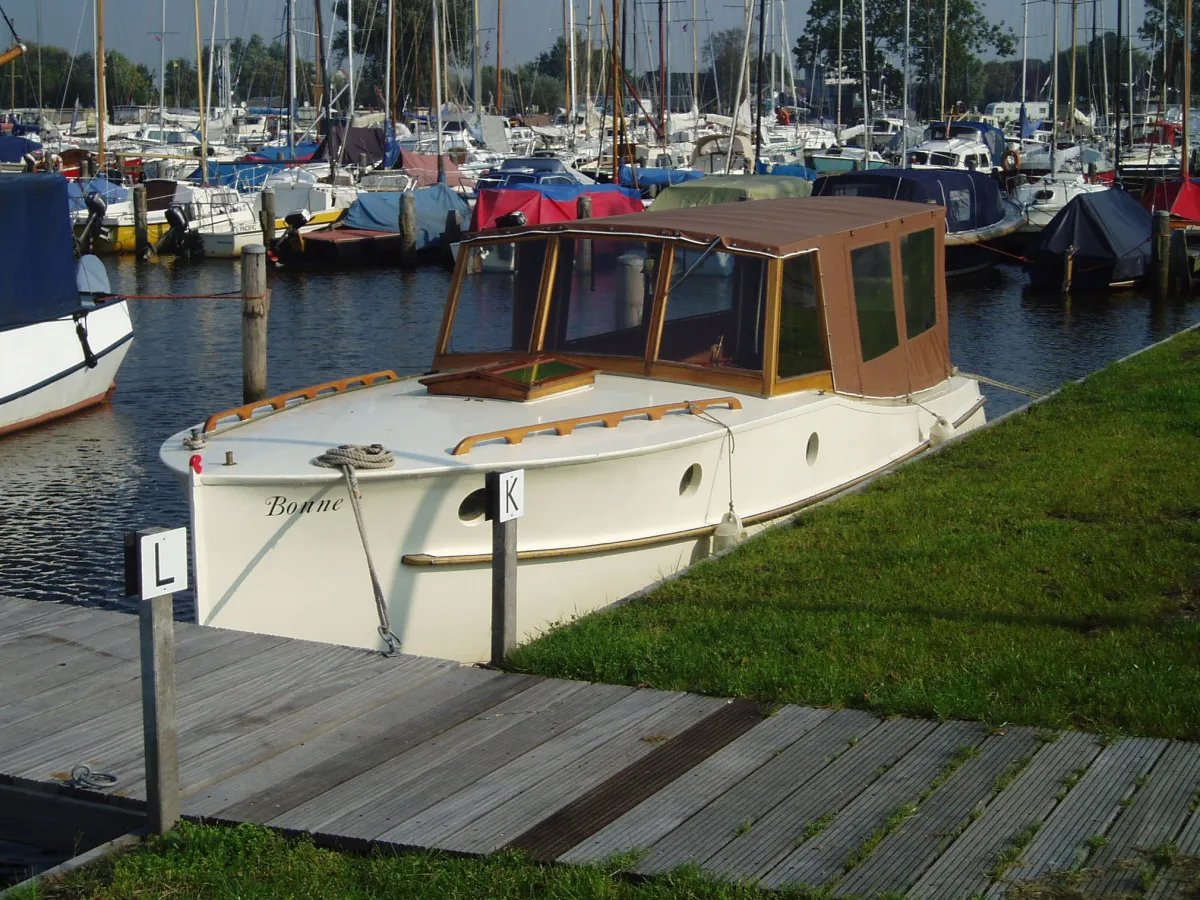 Wood Motorboat Bakdekker Varend Monument