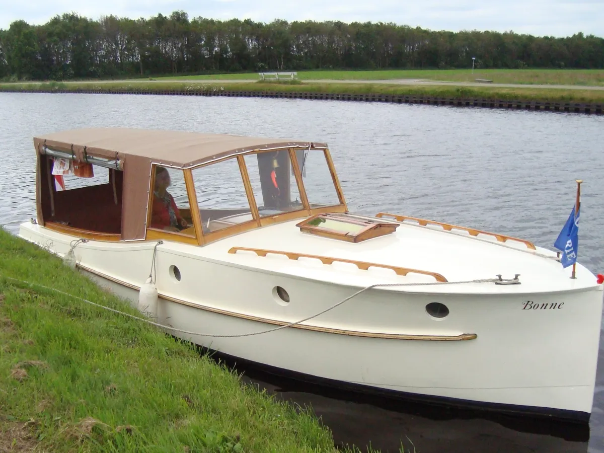 Wood Motorboat Bakdekker Varend Monument