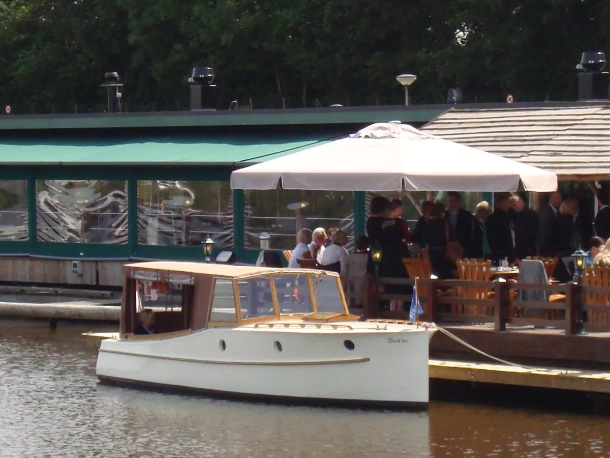 Wood Motorboat Bakdekker Varend Monument