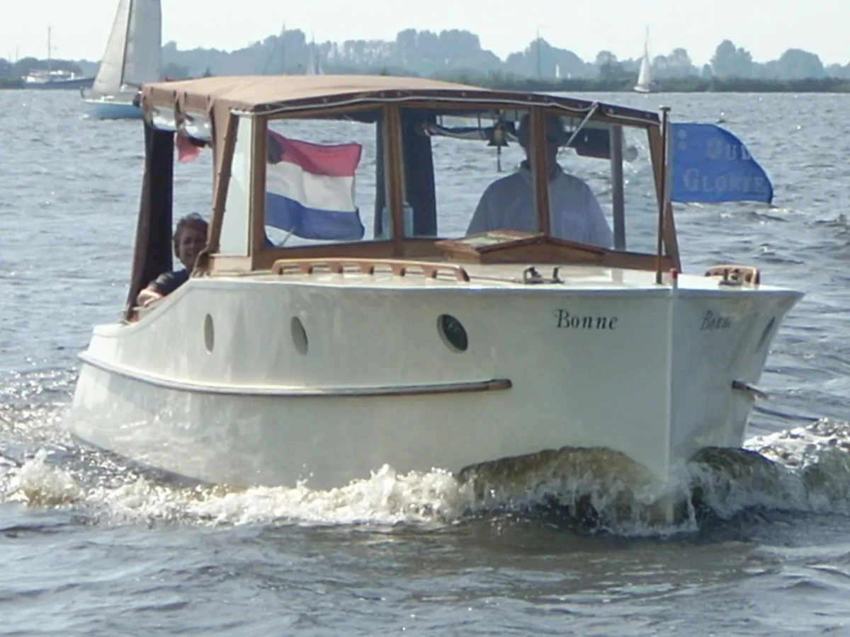 Wood Motorboat Bakdekker Varend Monument