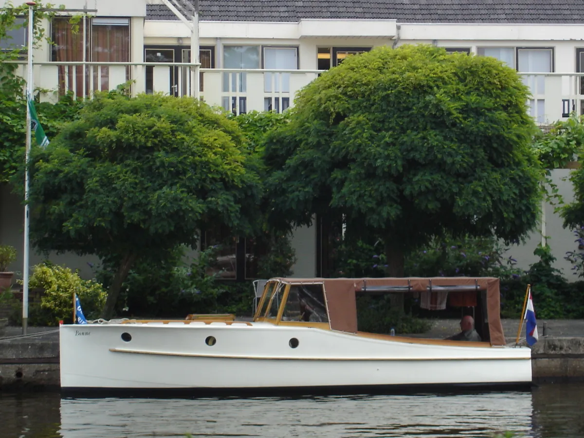 Wood Motorboat Bakdekker Varend Monument