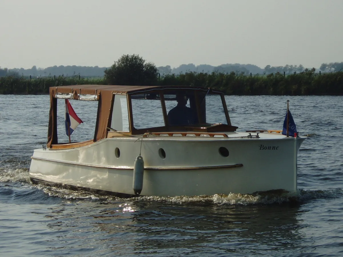 Wood Motorboat Bakdekker Varend Monument