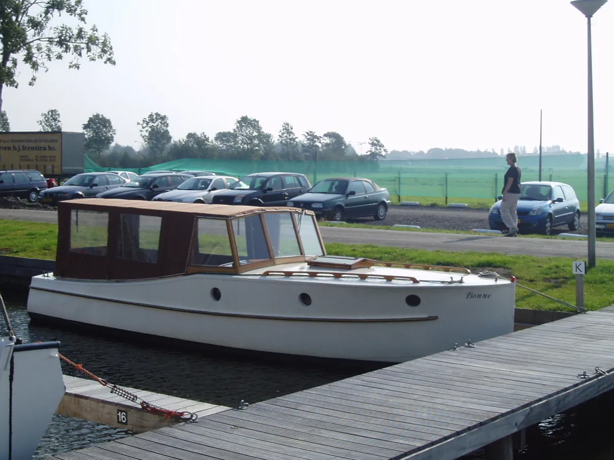 Wood Motorboat Bakdekker Varend Monument