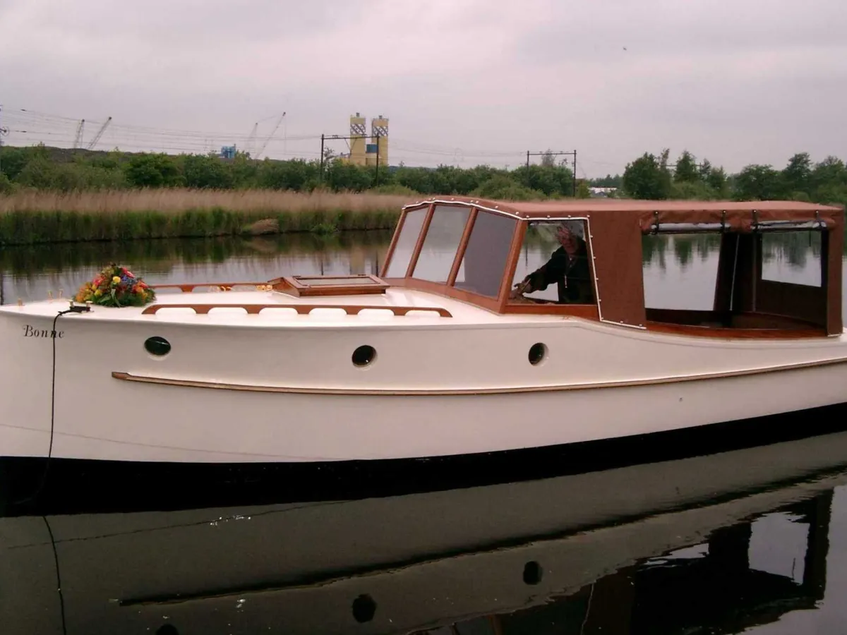 Wood Motorboat Bakdekker Varend Monument