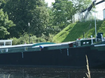 Acier Péniche Bateau-maison Woonspits - Woonschip 38.50 M.. Photo 1