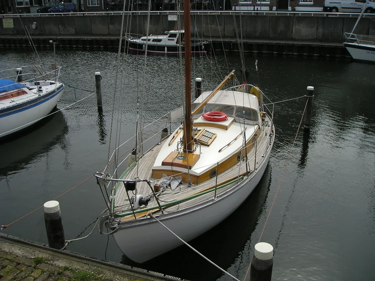 Wood Sailboat Van de Stadt Spitsgatter S-Spant H22