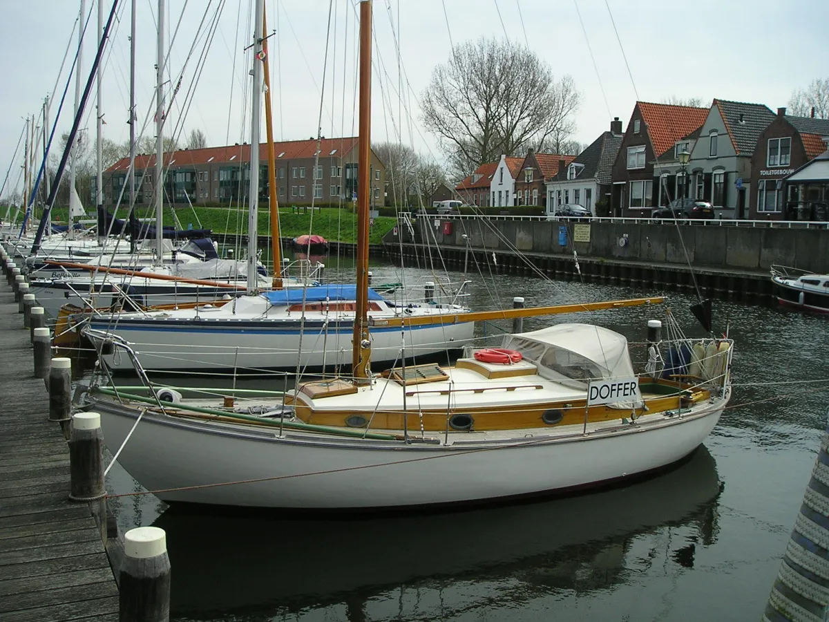 Wood Sailboat Van de Stadt Spitsgatter S-Spant H22