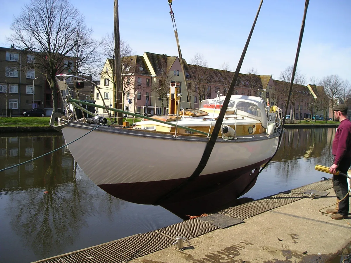 Wood Sailboat Van de Stadt Spitsgatter S-Spant H22