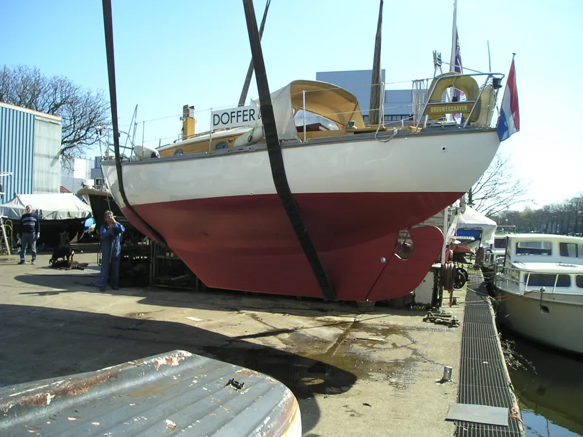 Wood Sailboat Van de Stadt Spitsgatter S-Spant H22