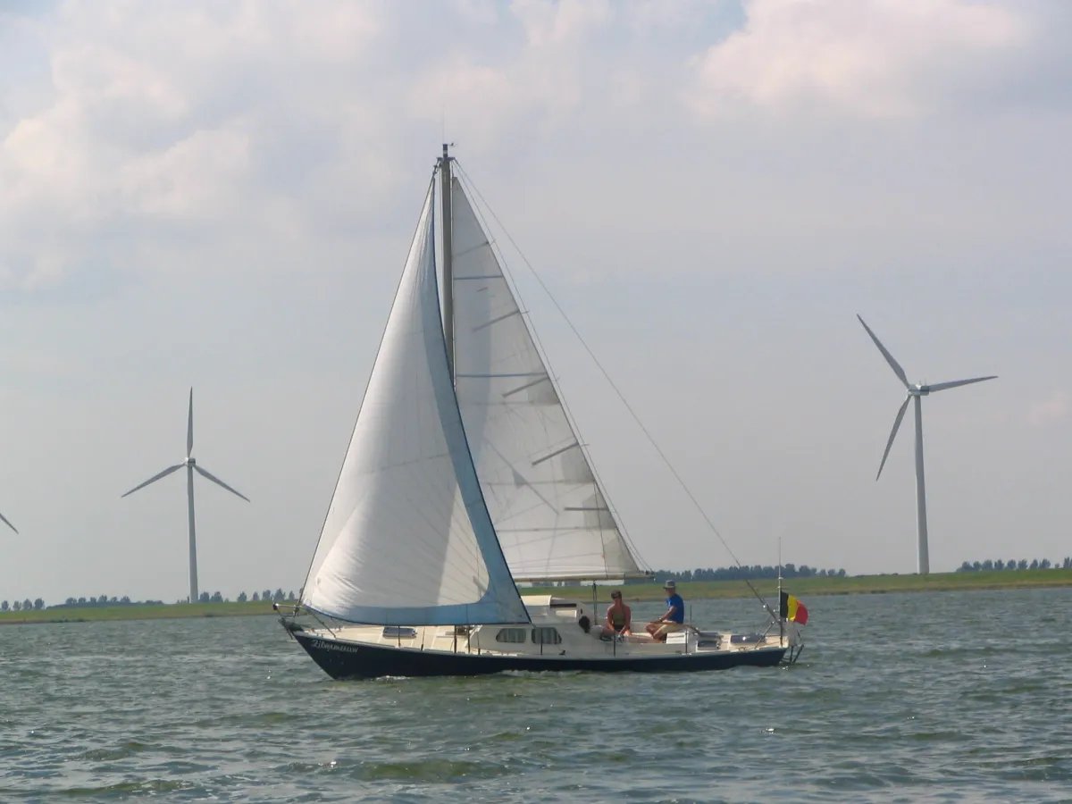 Wood Sailboat Van de Stadt Zweedse Delta