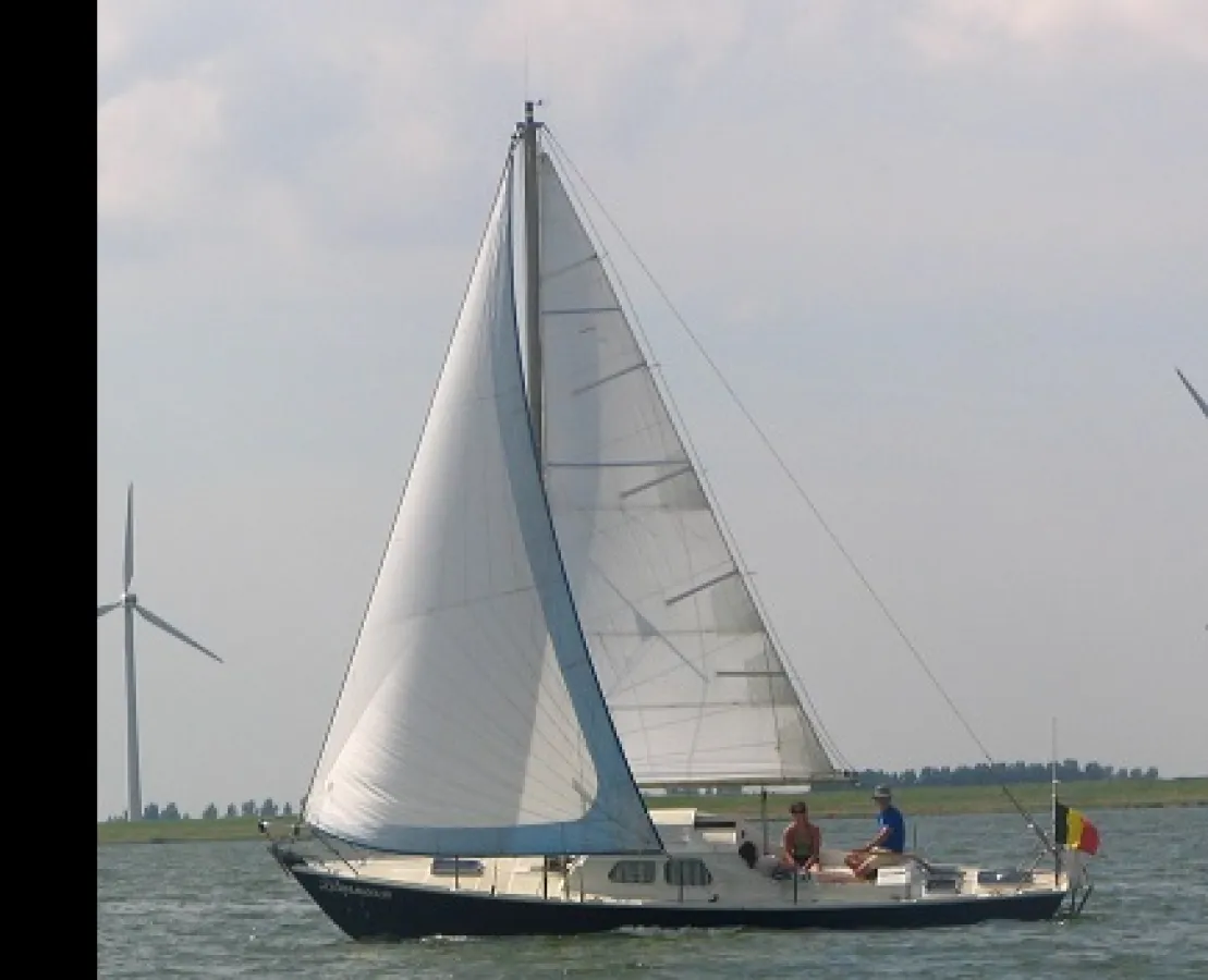 Wood Sailboat Van de Stadt Zweedse Delta