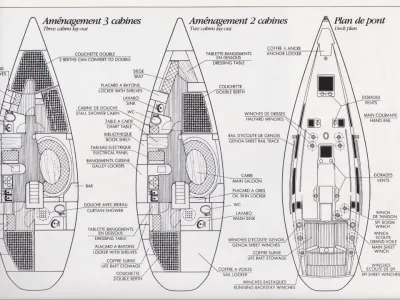 Polyester Sailboat Wauquiez Centurion 42 Photo 24