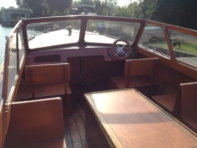 Wood Motorboat Runabout  Photo 3