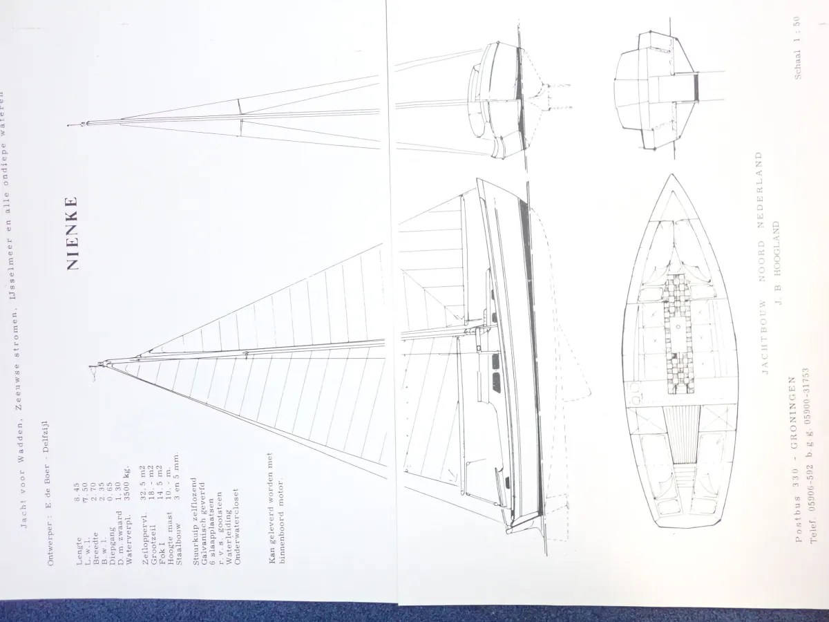 Steel Sailboat Nienke 