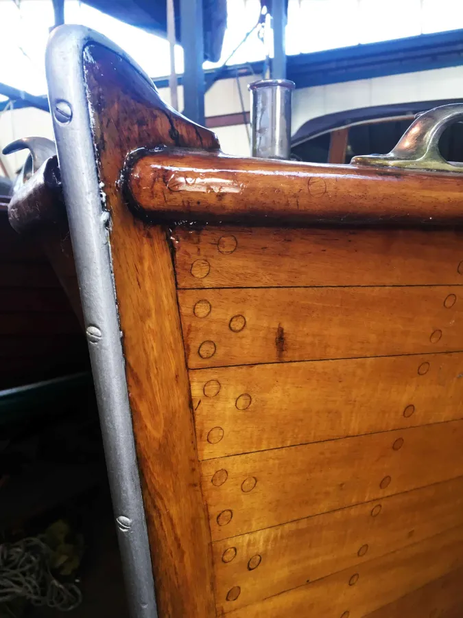 Wood Motorboat Pettersson Salonboot