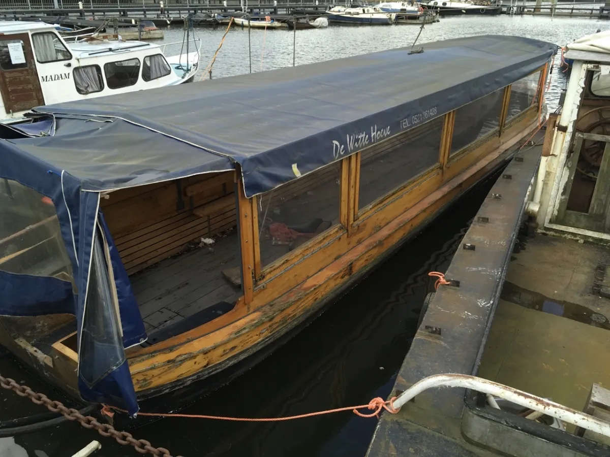 Wood Budgetboat Grachtenboot Rondvaartboot