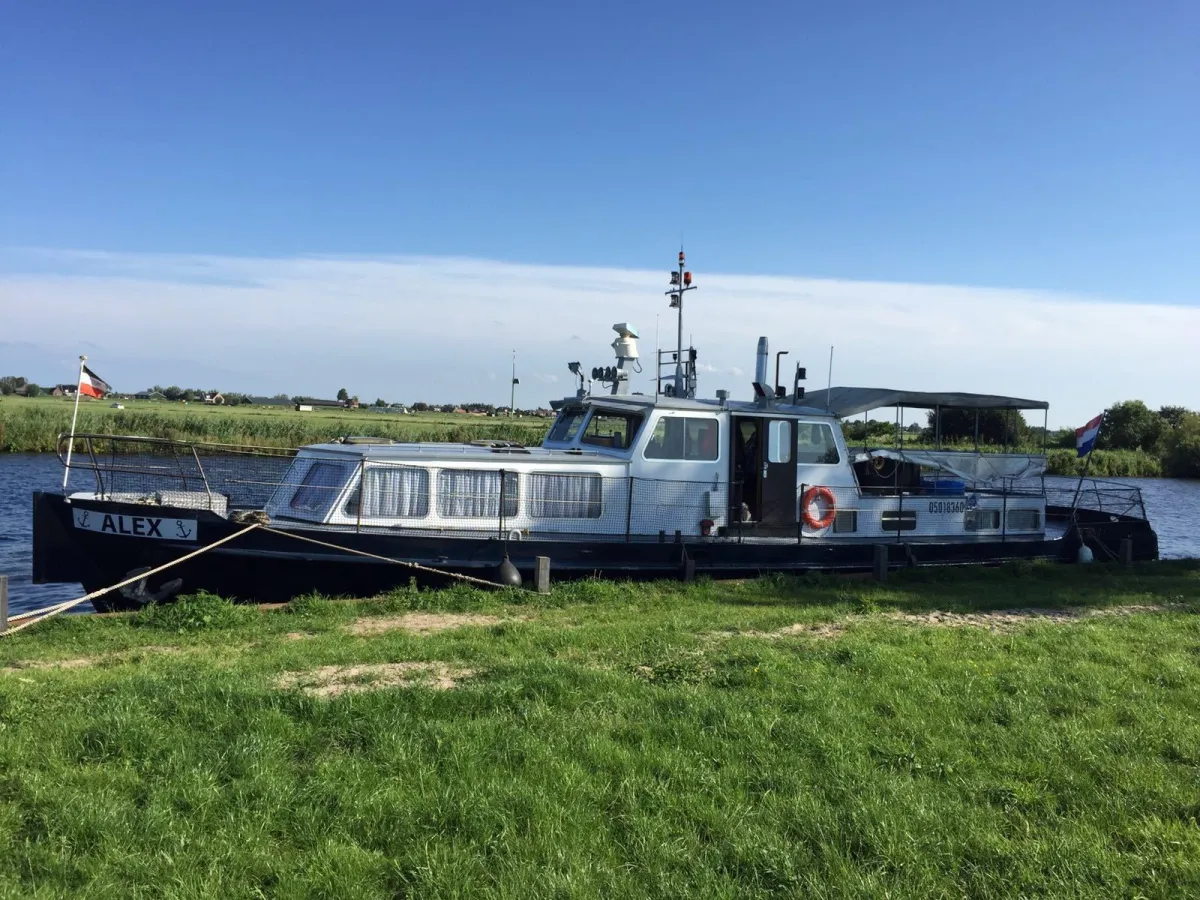 Staal Werkboot Werkboot Woonschip met SI