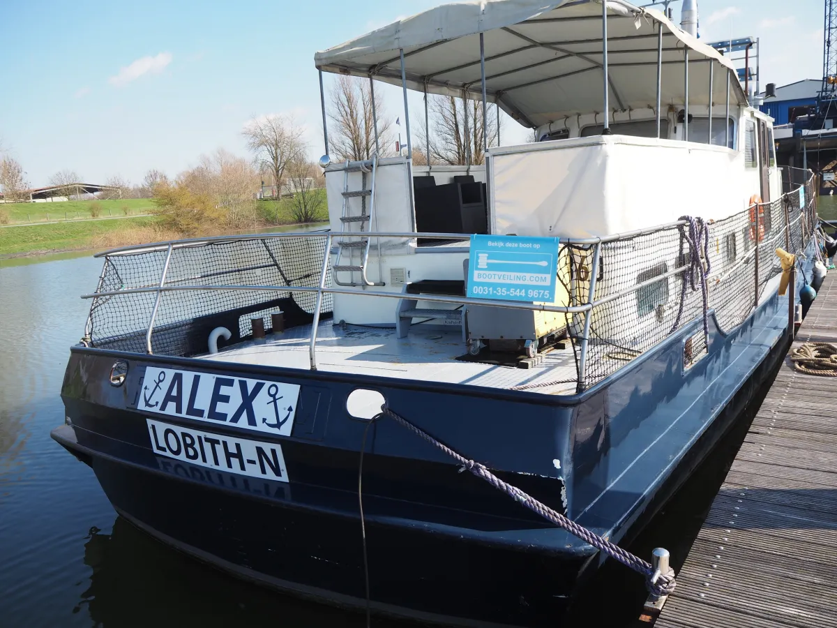 Staal Werkboot Werkboot Woonschip met SI