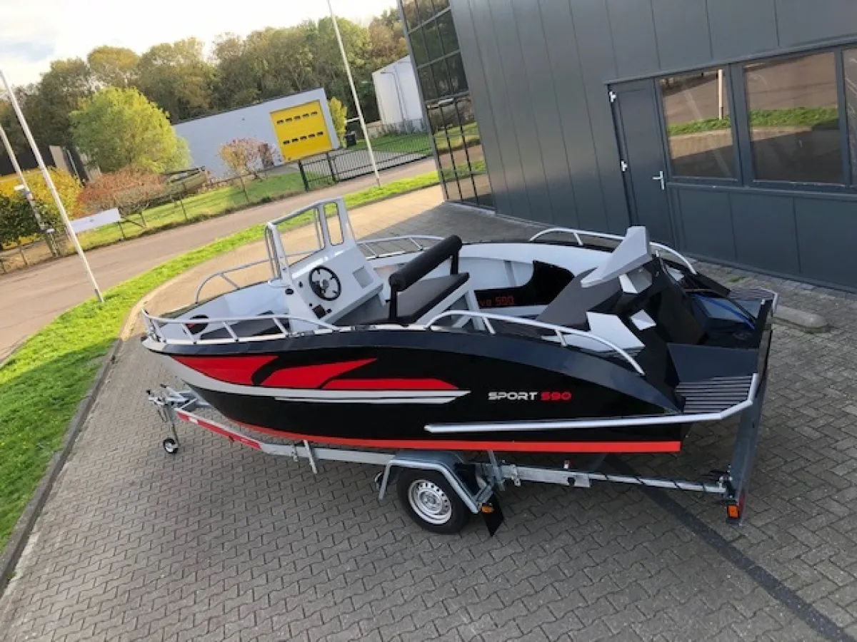 Aluminium Console boat Hydrowave 590 Sport