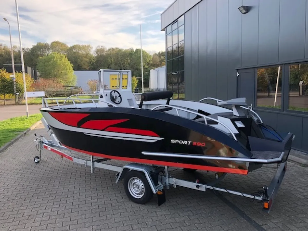 Aluminium Console boat Hydrowave 590 Sport