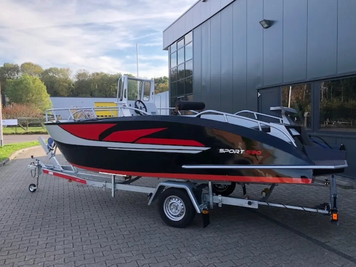 Aluminium Console boat Hydrowave 590 Sport