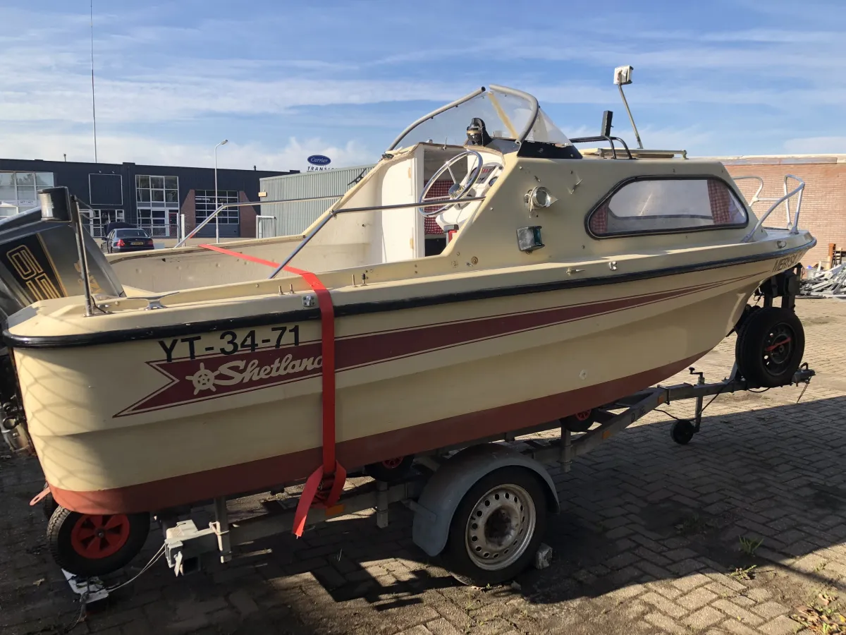 Polyester Speedboat Shetland Kruiser 65PK Suzuki