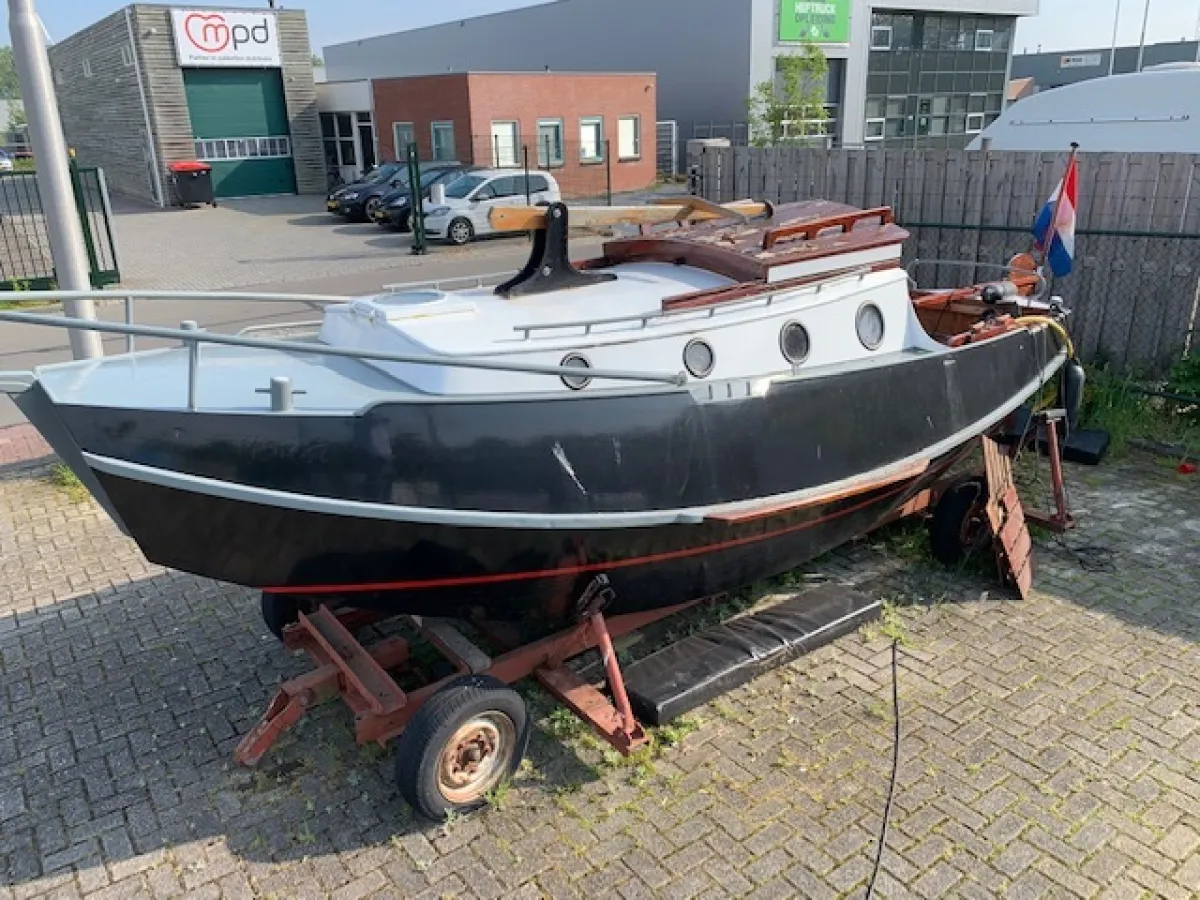 Steel Motorboat Schouw Staal