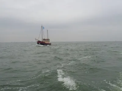 Staal Werkboot IJsselmeer Kotter Foto 3