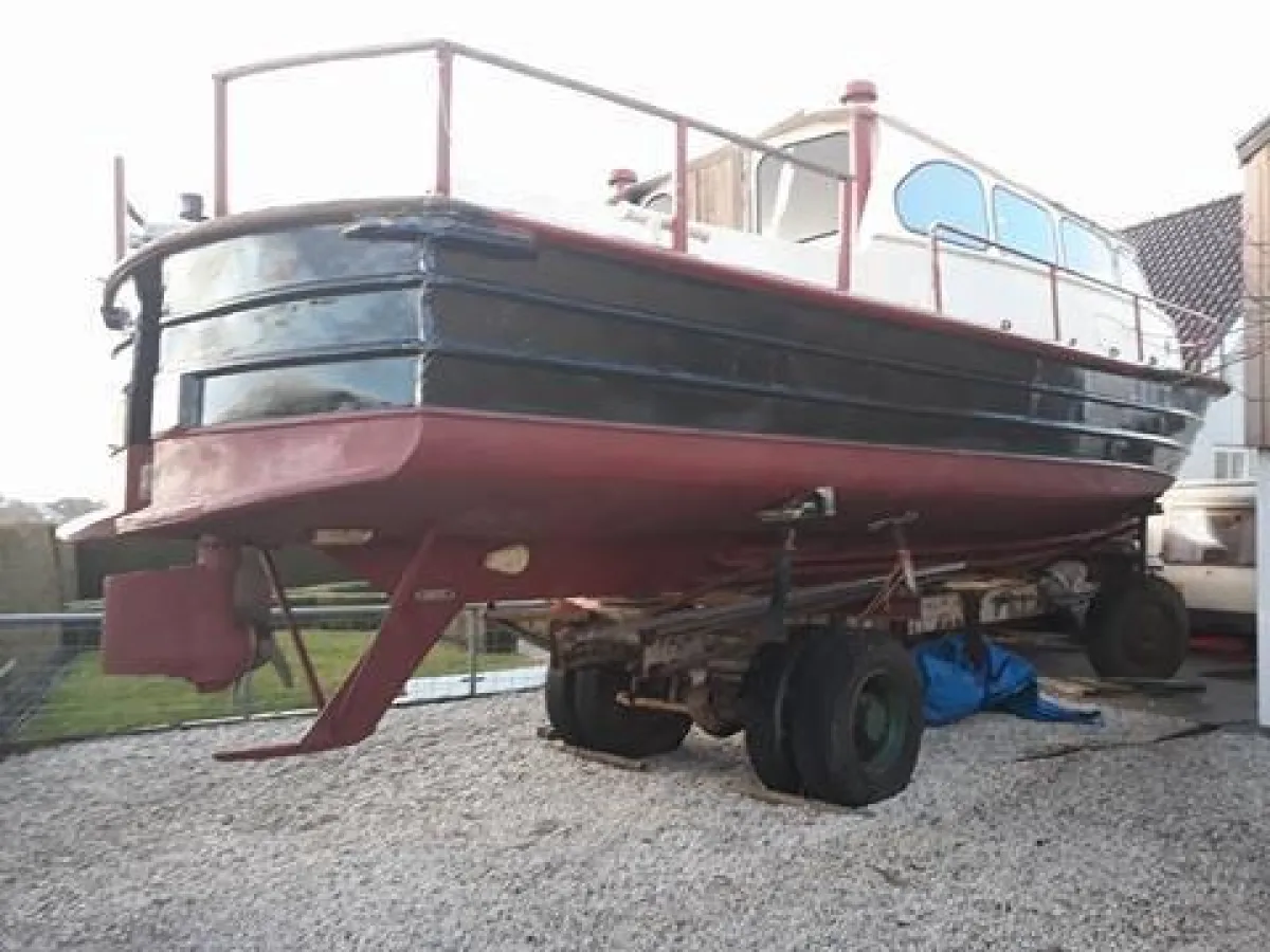 Steel Motorboat Schottel boat Ex Douane