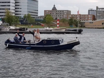 Steel Workboat Tugboat Geklonken Staal Photo 1