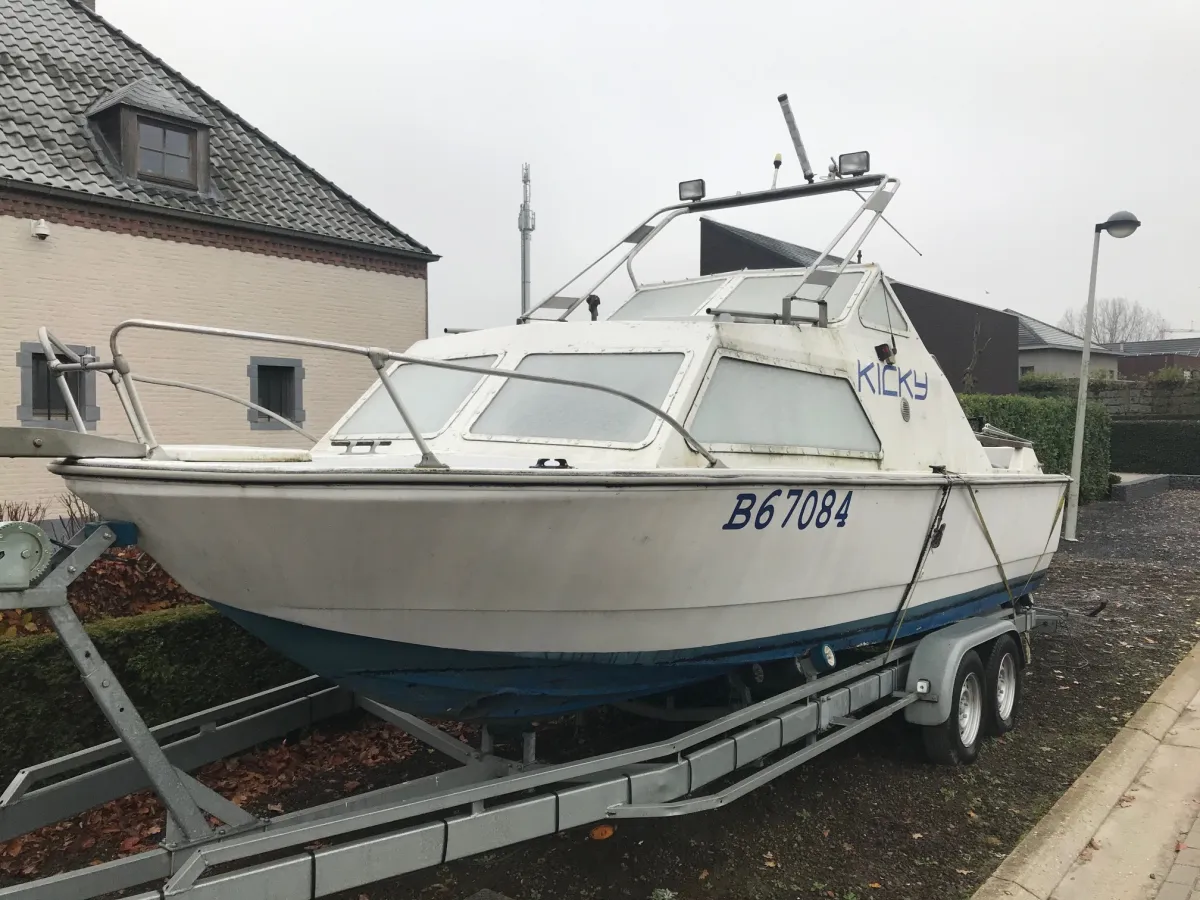 Composite Speedboat Beekman Speedboot 22 Met Trailer