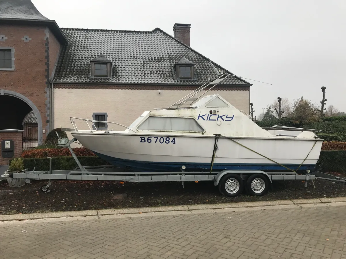 Composite Speedboat Beekman Speedboot 22 Met Trailer