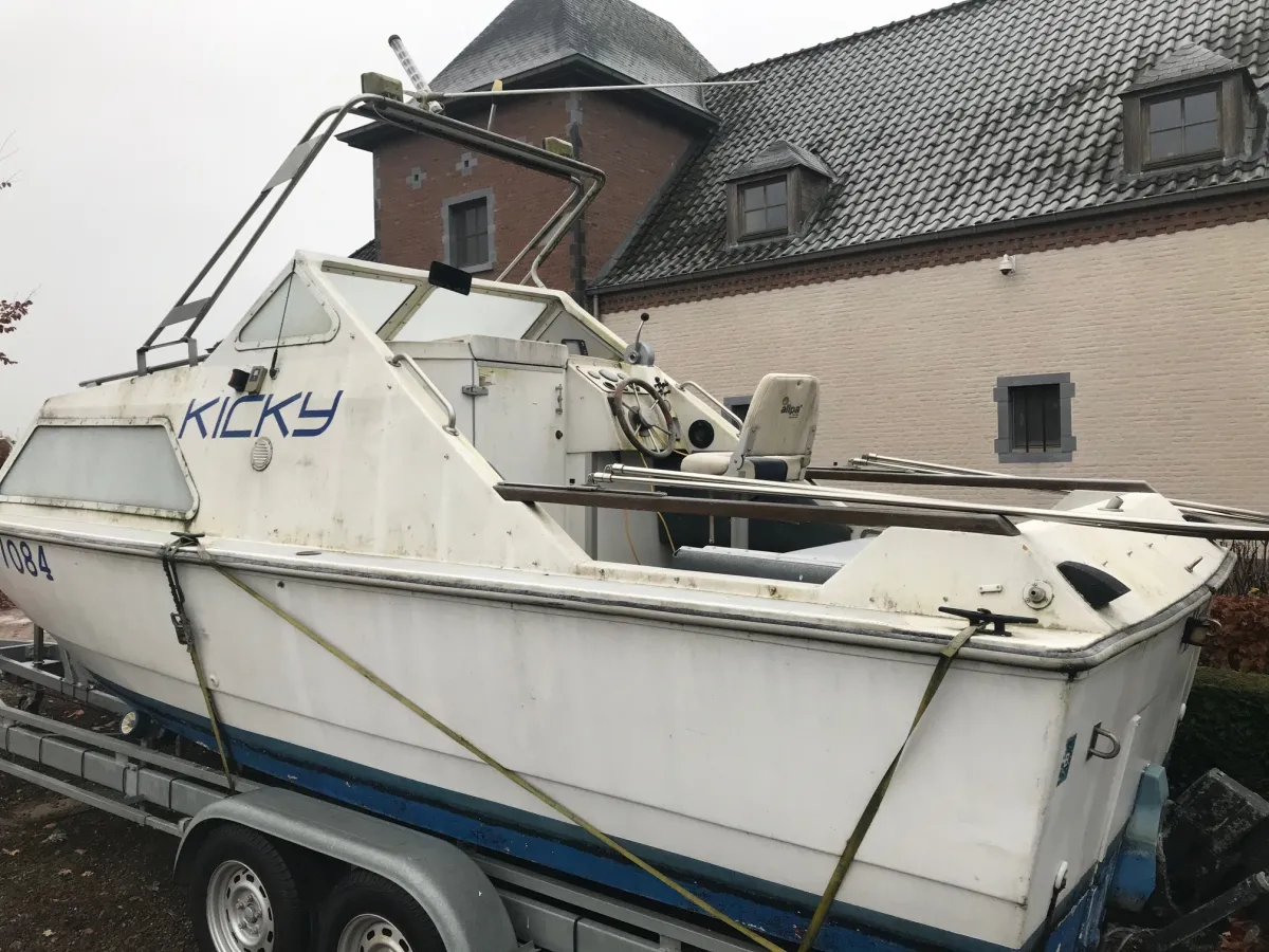 Composite Speedboat Beekman Speedboot 22 Met Trailer