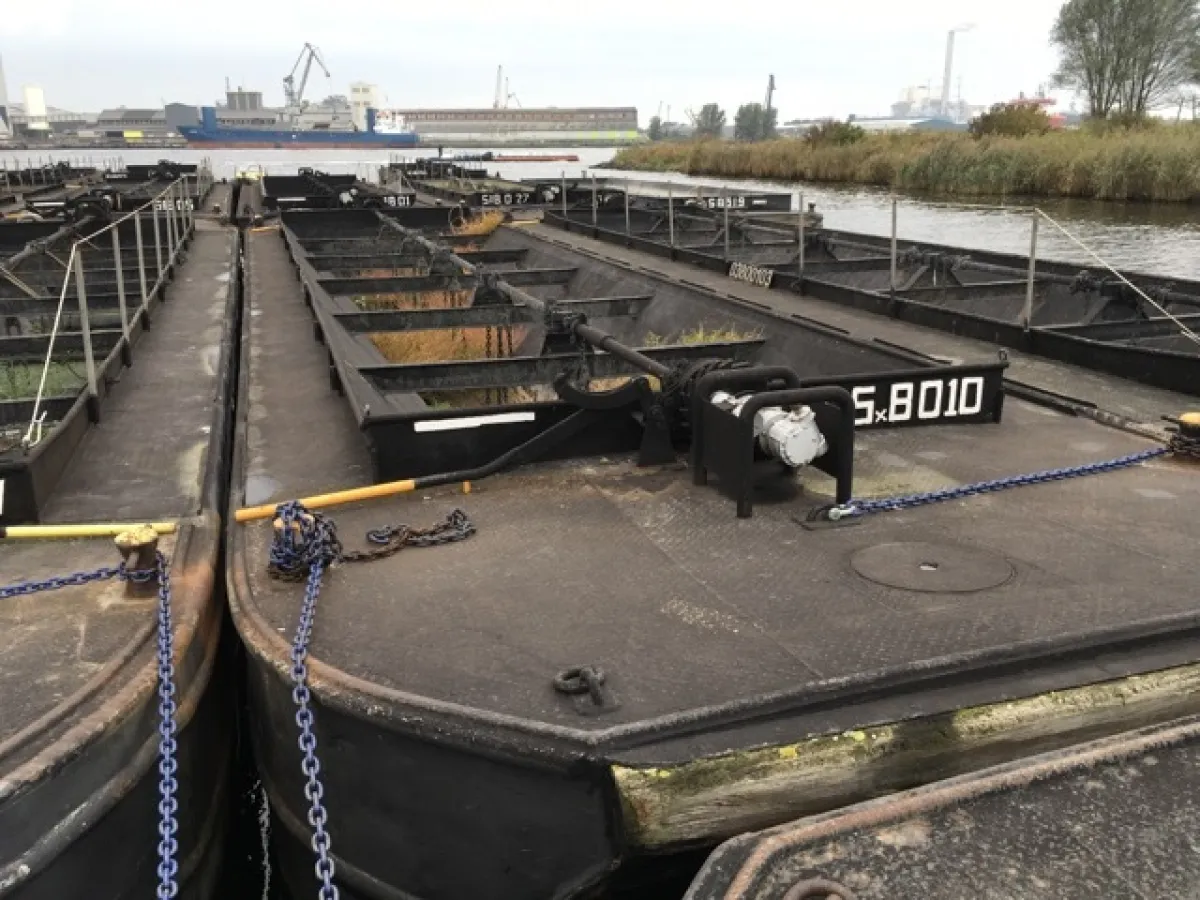 Stahl Arbeitsboot Arbeitsschiff Onderlosser