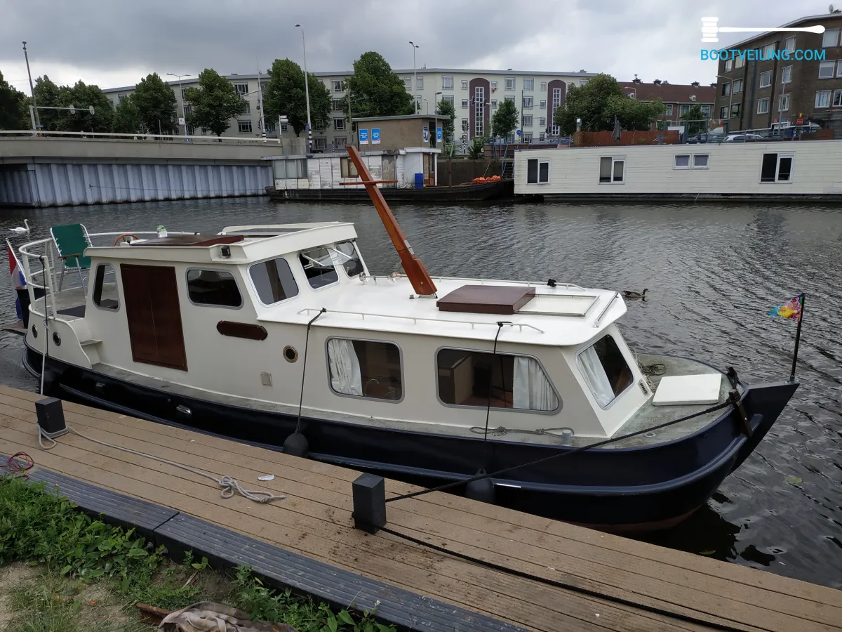 Steel Motorboat Tjalk Motorkruiser 30