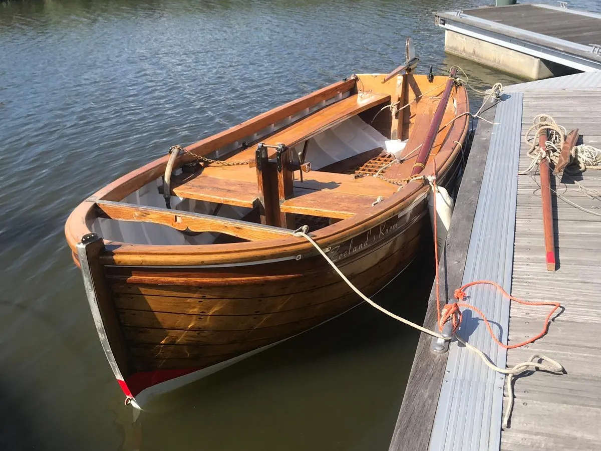 Wood Open zeilboot Spiegel Zeilsloep 15