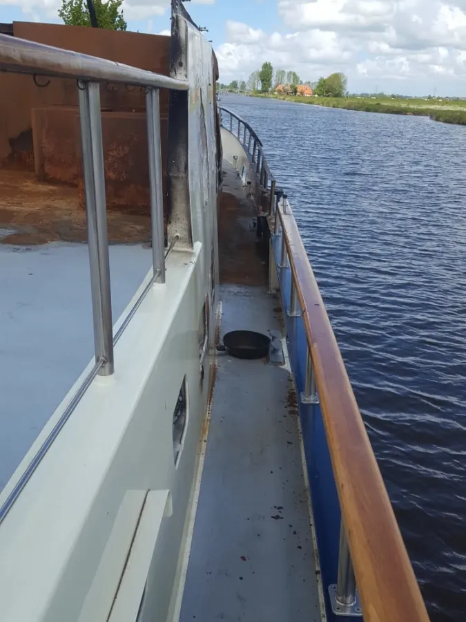 Steel Motorboat Custom Trawler 53