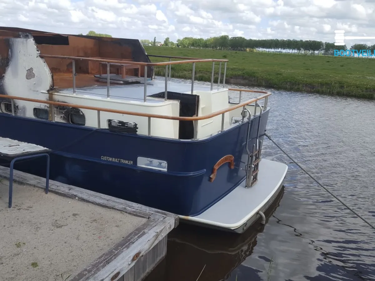 Steel Motorboat Custom Trawler 53