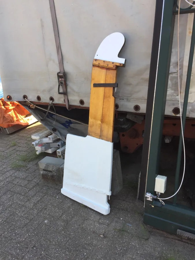 Wood Open zeilboot Spiegel Zeilsloep 15