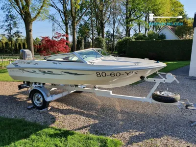 Polyester Speedboat Beekman Ultra 430 LTD - 65pk Met Trailer Photo 2