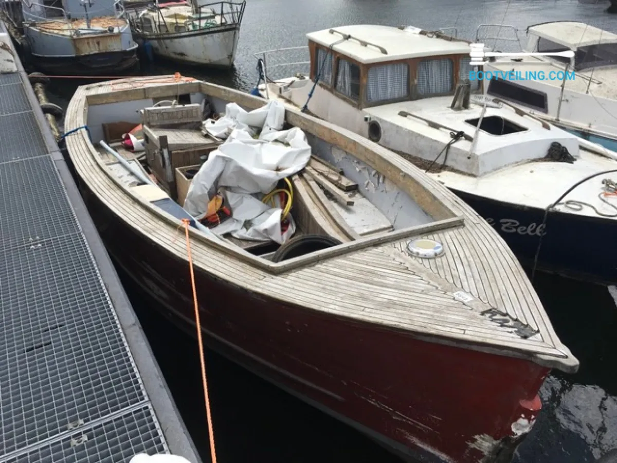 Wood Budgetboat Grachtenboot Sloep