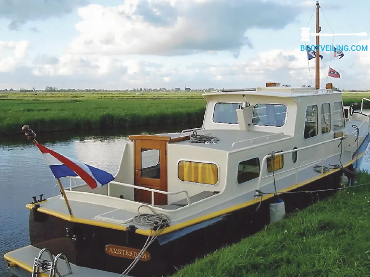 Steel Motorboat Bakdekker Motorkruiser 38