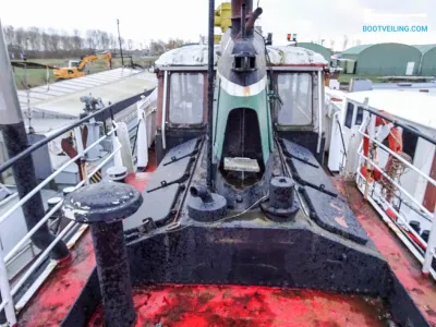 Staal Werkboot Coaster Woonschip - Werkschip Foto 20