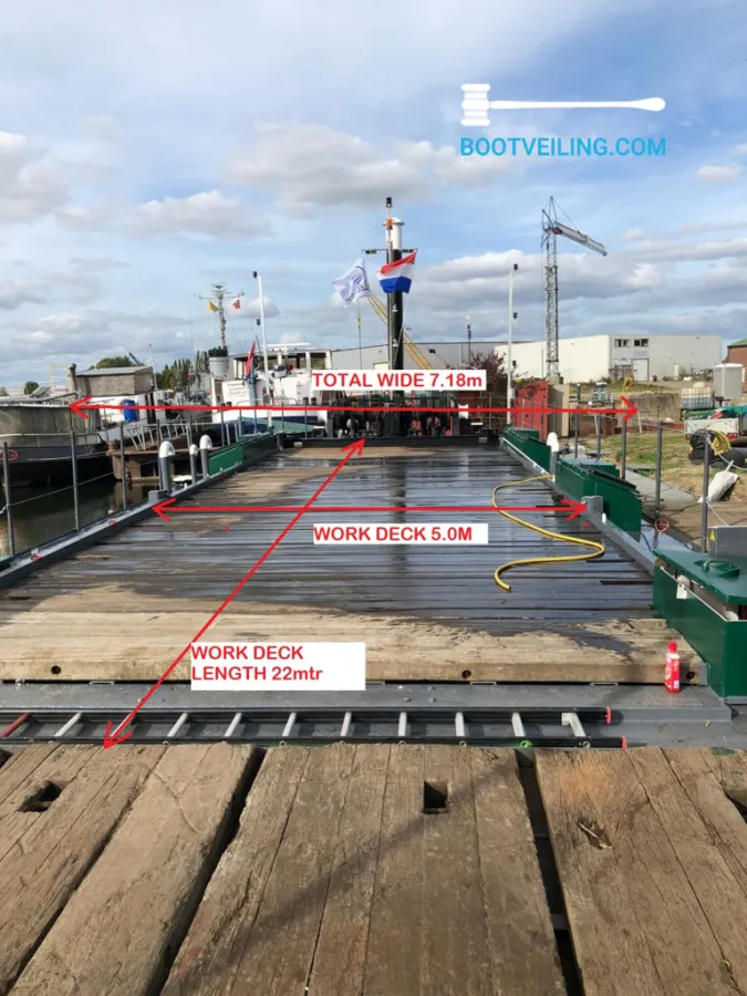 Steel Workboat Pontoon Werkboot