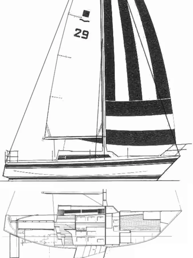 Other material Sailboat Van de Stadt Sea Dog 29